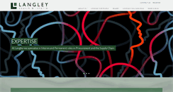 Desktop Screenshot of langleysearch.com